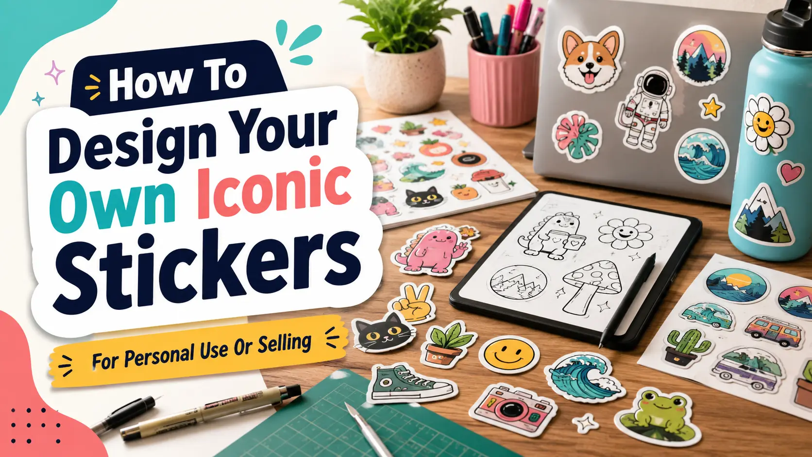 You are currently viewing How To Design Your Own Iconic Stickers For Personal Use Or Selling