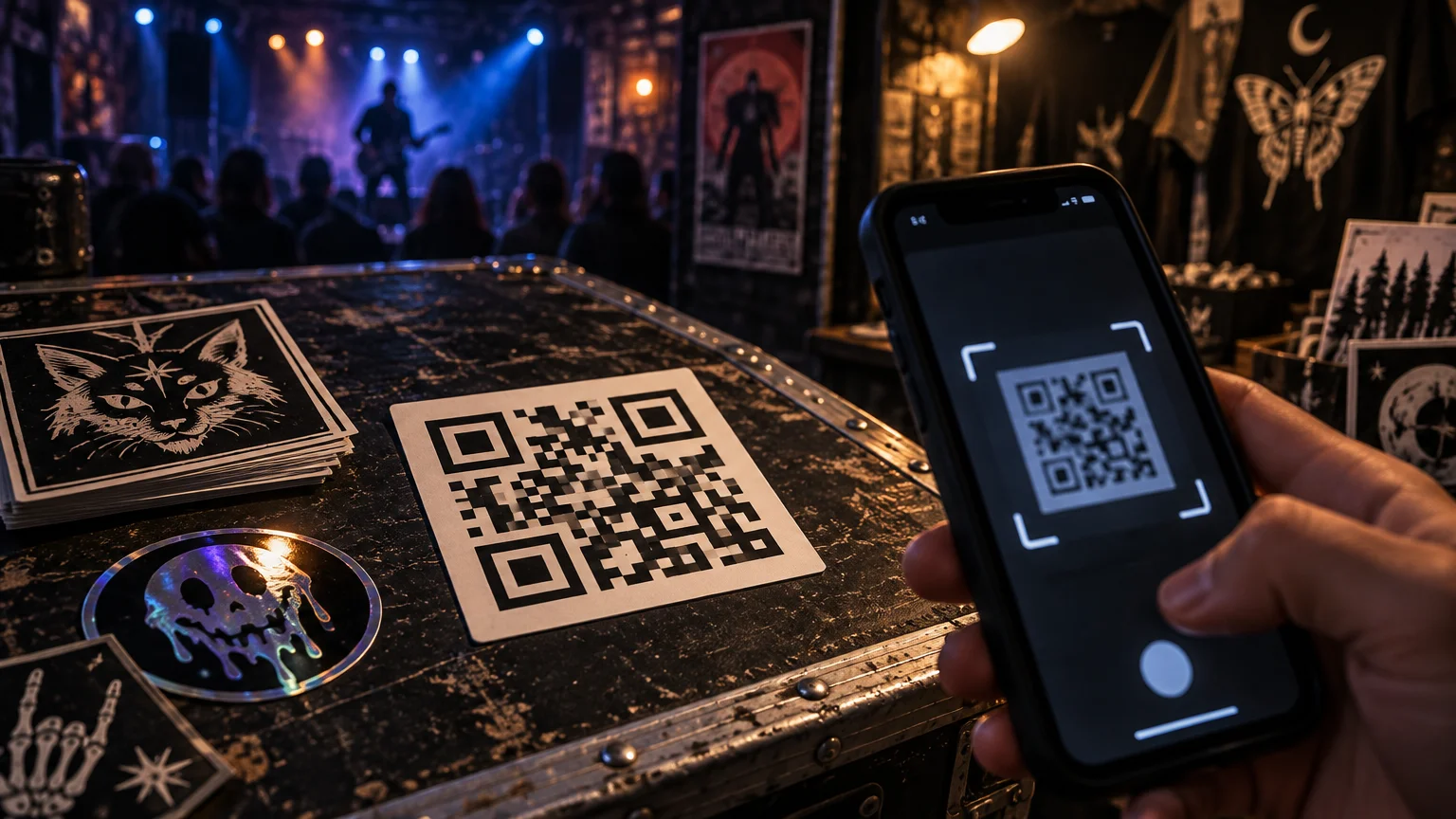 Read more about the article How to Make a QR Sticker Easy to Scan in Low-Light Venues