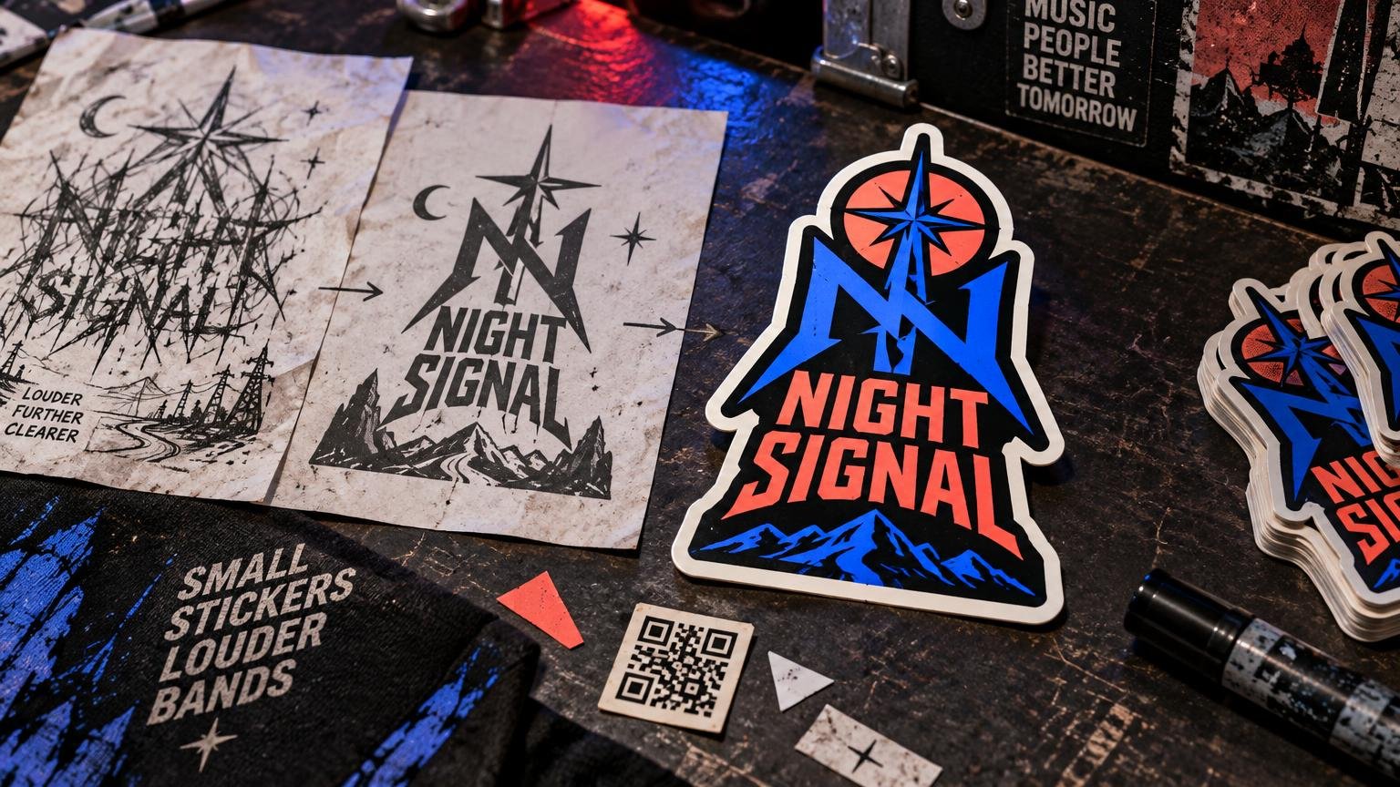 Read more about the article Sticker Typography for Band and Artist Logos: Readability at Small Sizes